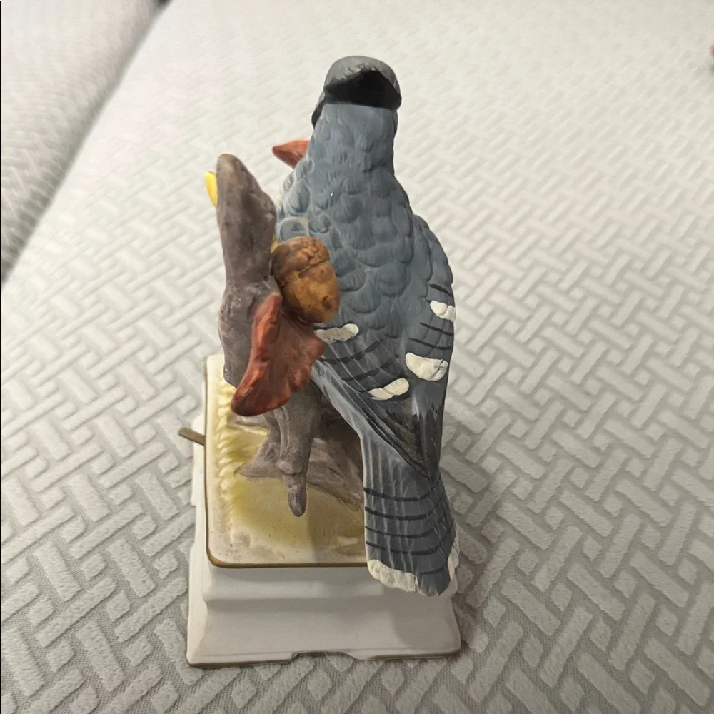 Vintage Towle Fine Porcelain Hand Painted Blue Jay Bird 6